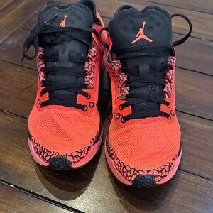 Men’s Jordan Athletic Shoes in Orange and Black